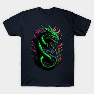 Emerald Dragon: Unleash the Magic T-Shirt